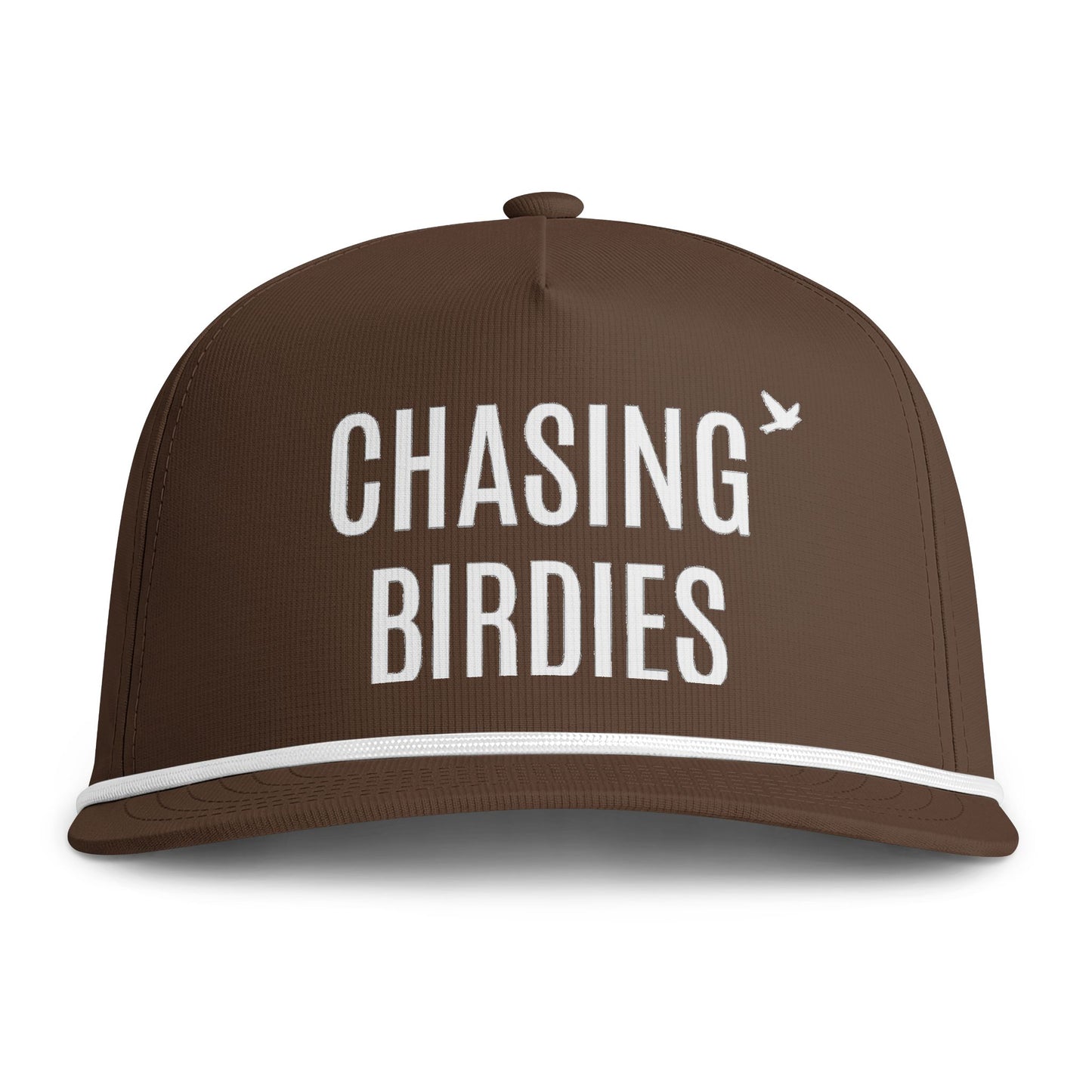Chasing Birdies Rope Cap — Golf Trucker Hat with Vintage Sunwashed Look