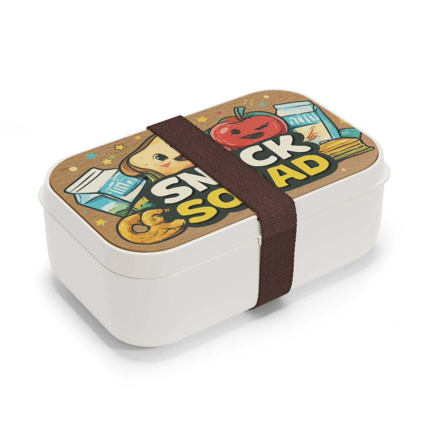 Snack Squad Bento Lunch Box — Cute Kids Cartoon Lunchbox for School & Picnics