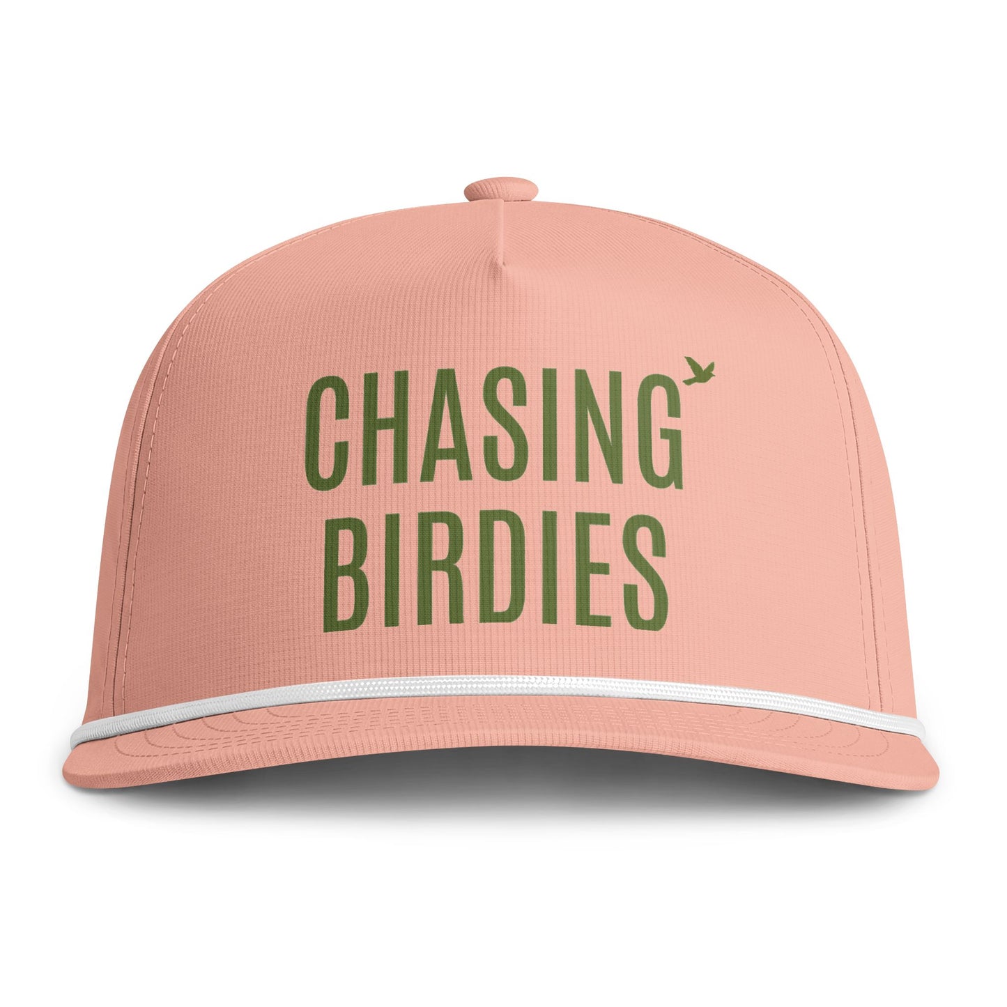 Chasing Birdies Rope Cap — Golf Trucker Hat with Vintage Sunwashed Look
