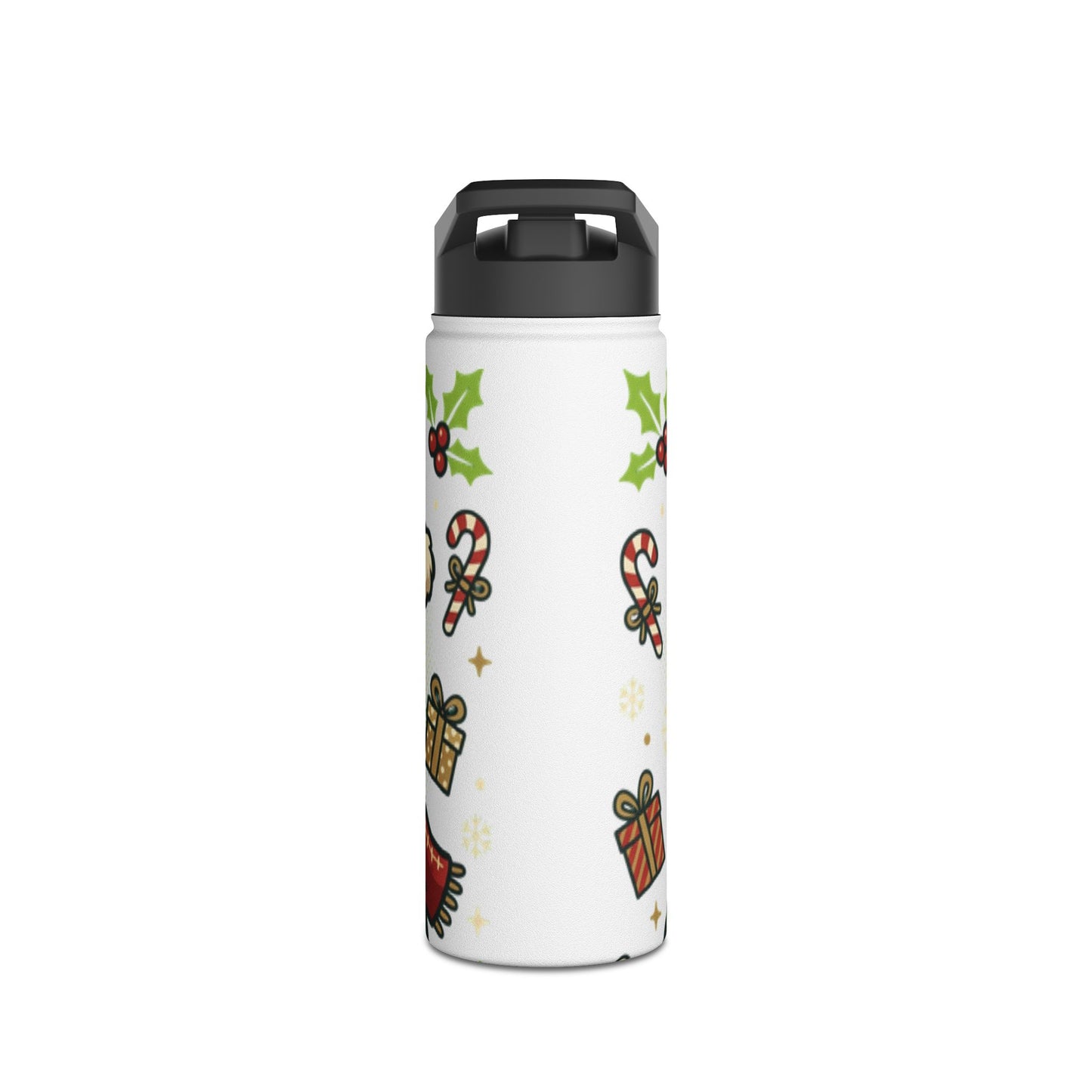Grinch Holiday Stainless Steel Water Bottle — Funny Christmas Gift