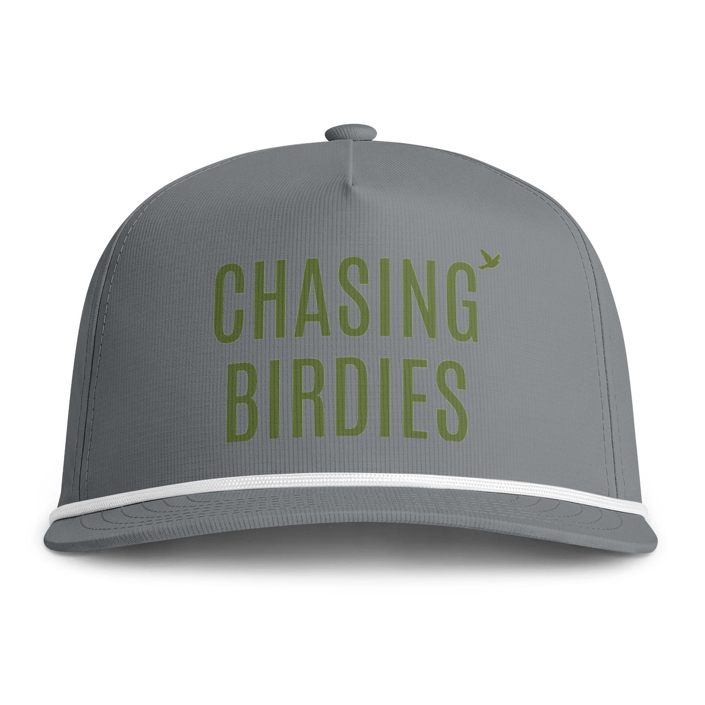 Chasing Birdies Rope Cap — Golf Trucker Hat with Vintage Sunwashed Look