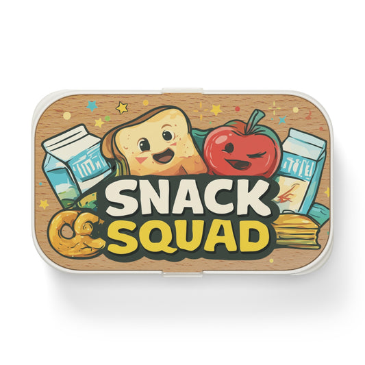 Snack Squad Bento Lunch Box — Cute Kids Cartoon Lunchbox for School & Picnics